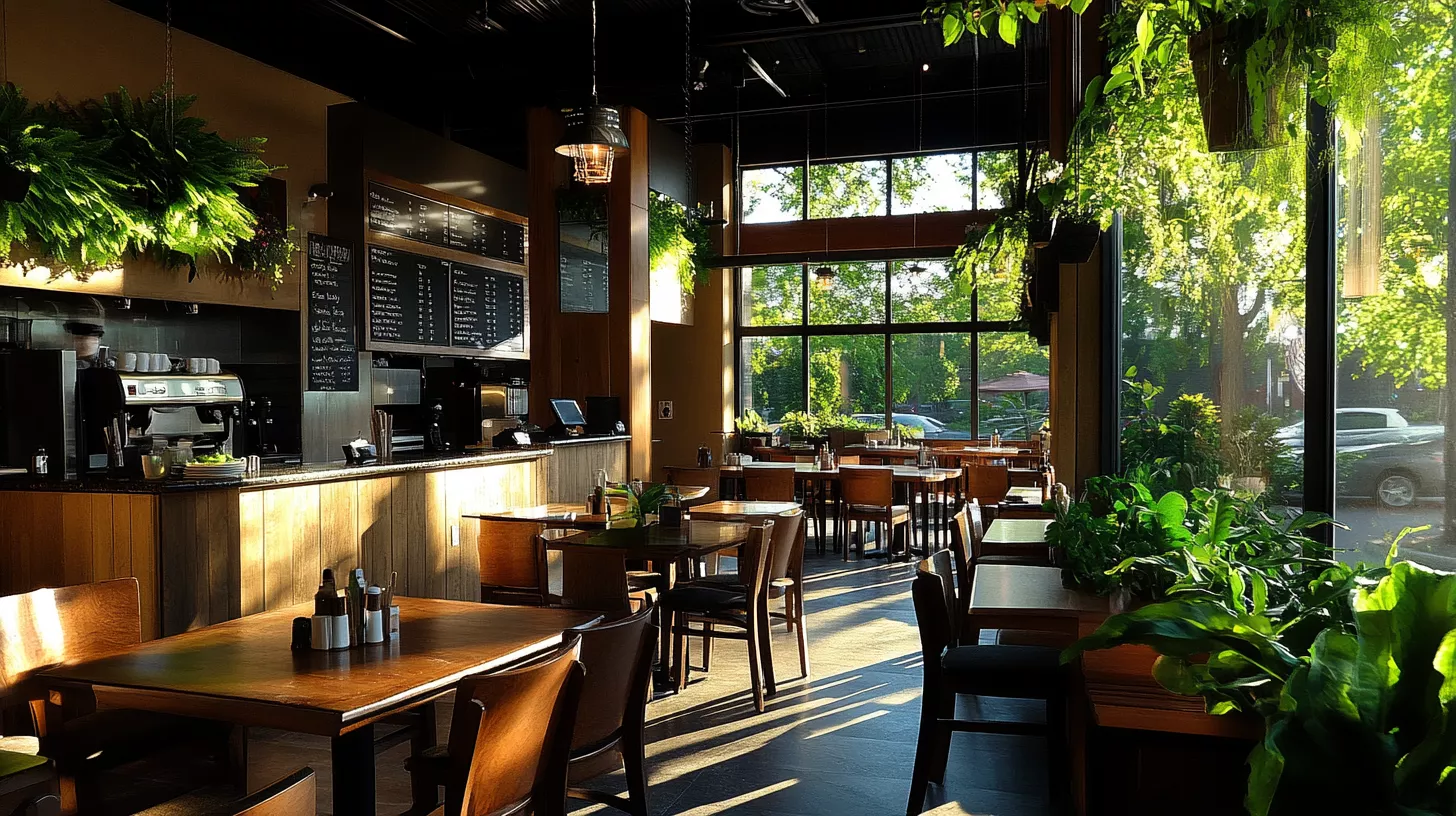 التصميم المستدام في المطاعم: بيئة صديقة للطبيعة مع تقنيات موفرة للطاقة